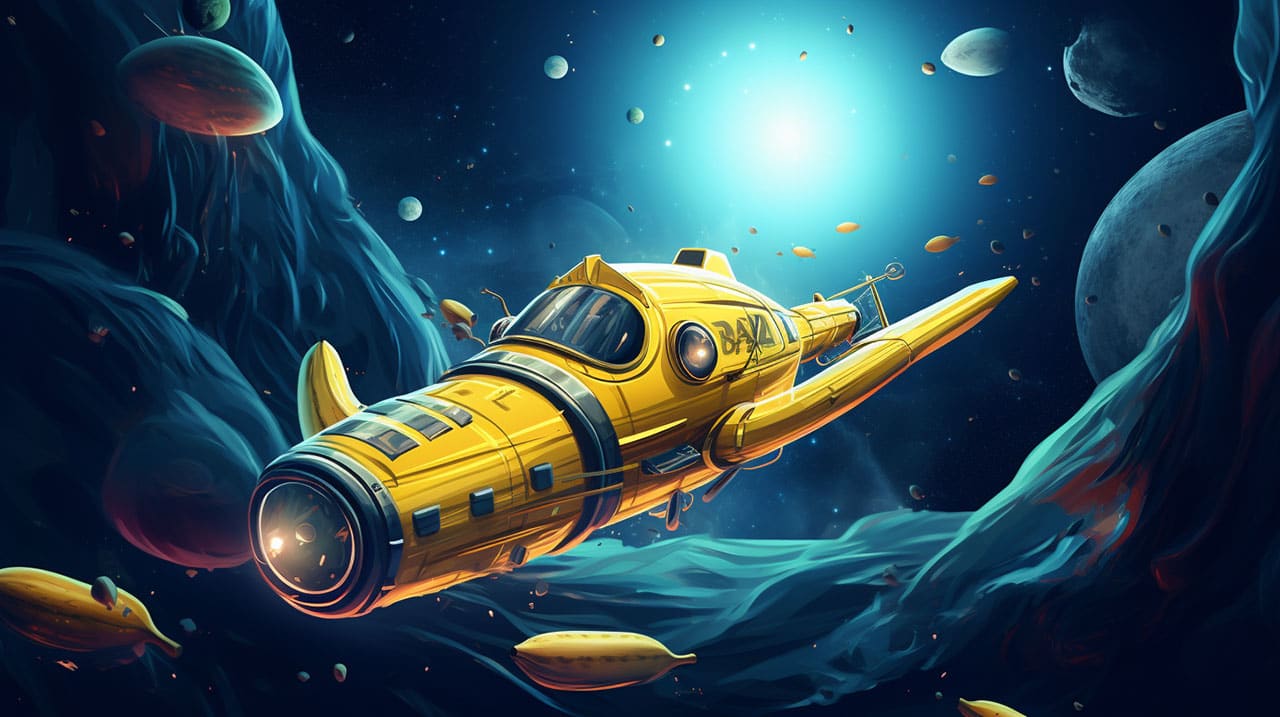 Deepspace Banana Spaceship