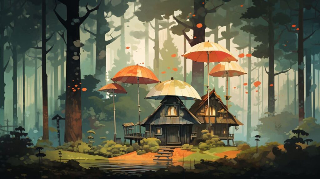 The Umbrella Whisperer's Cottage