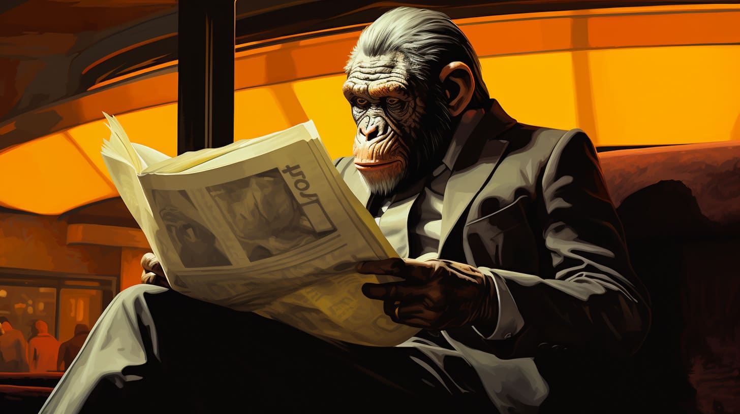 The Monkey Who Loved Newspapers